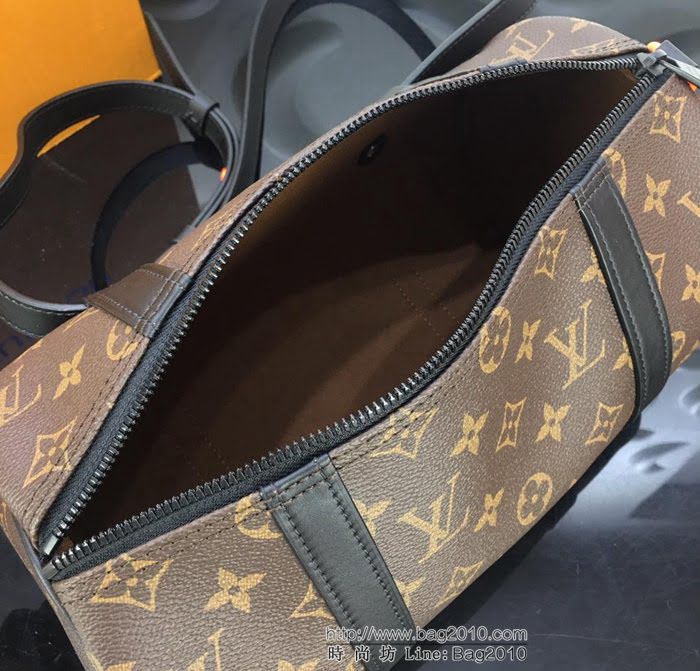路易威登LV 頂級原單 2019新款 M53288 軟盒子包 monogram全皮壓格 肩背斜挎包 男女通用款  YDH2364